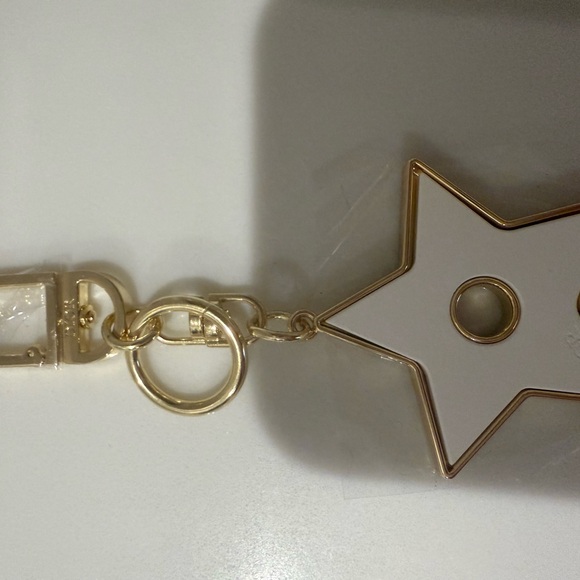 New Dior Gold and White Star keychain or bag charm - Picture 6 of 11